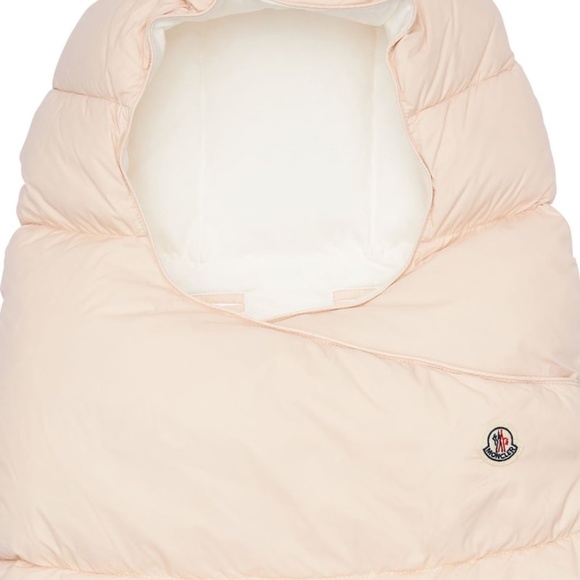 MONCLER NYLON QUILTED DOWN BABY SLEEPING BAG - Picture 3 of 4